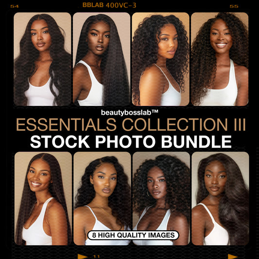 Essentials Collection III Hair Stock Photo Bundle