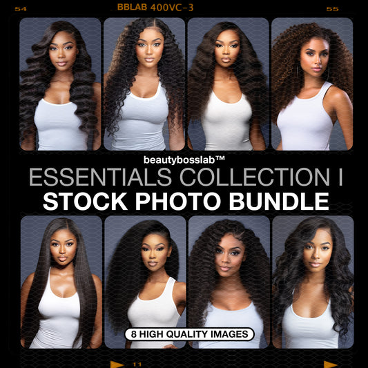 Essentials Collection I Hair Stock Photo Bundle