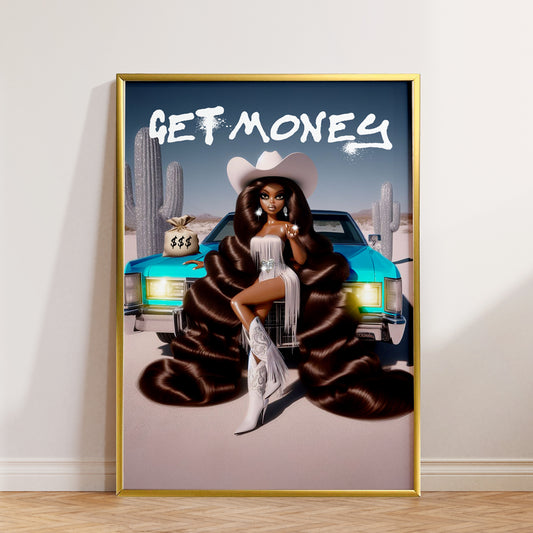 Get Money Art Print