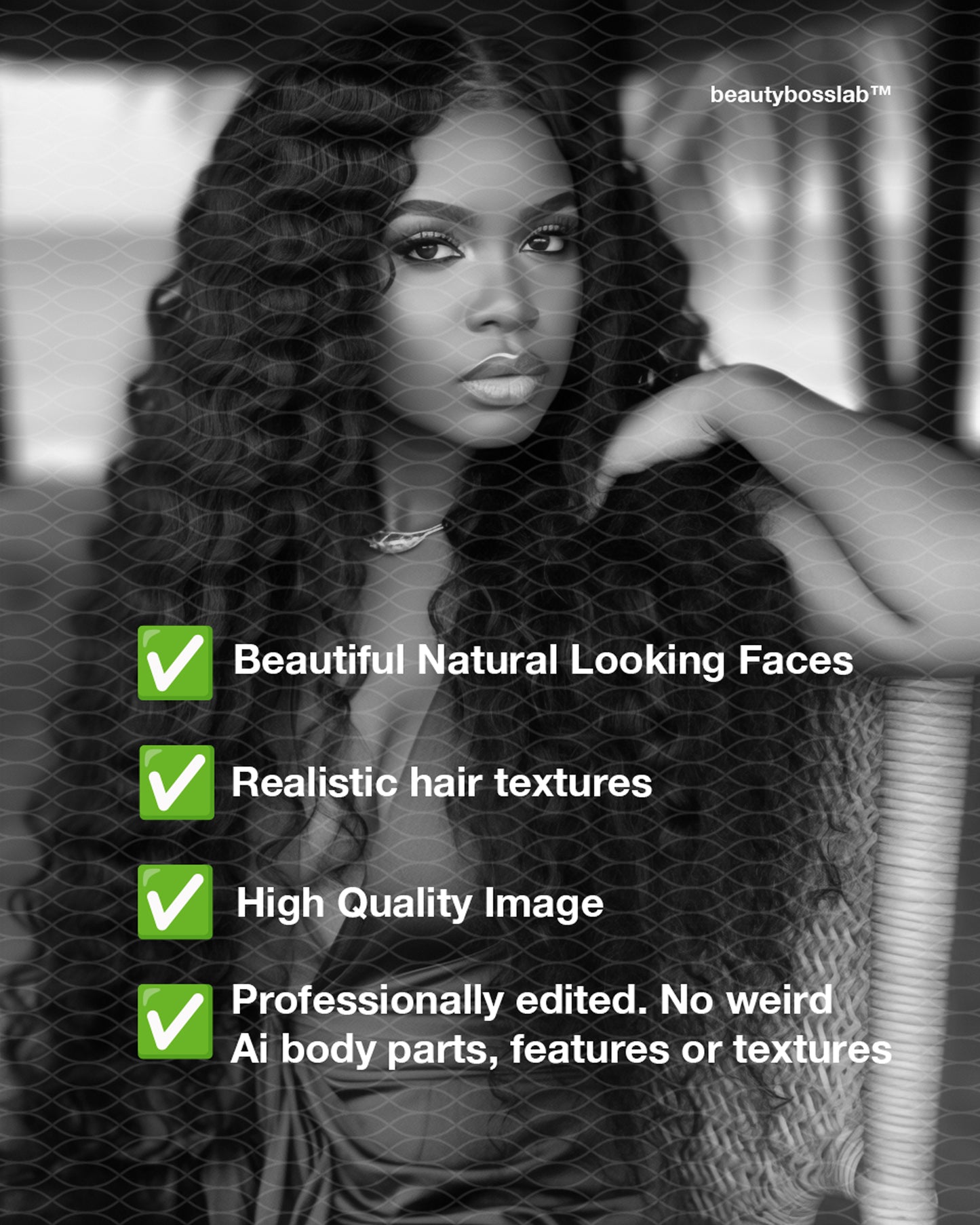 Island Queens Collection Hair Stock Photo Bundle