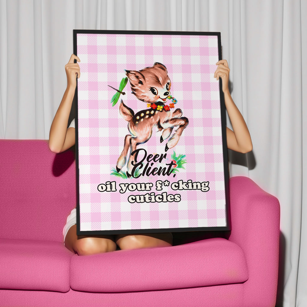 Deer Client Art Print