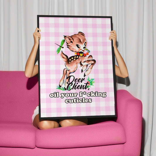 Deer Client Art Print